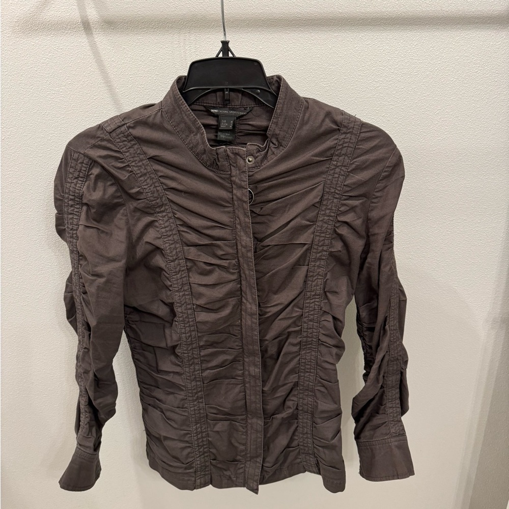 Light Brown/Grey Utility Jacket